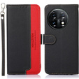 Flip case for OnePlus 11 5G, KHAZNEH RFID, Dual Color, black