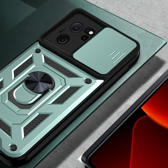 Case for Xiaomi 13T / 13T Pro, CamShield Slide, green