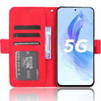 Flip case for Honor 90 Lite 5G, Card Slot, red