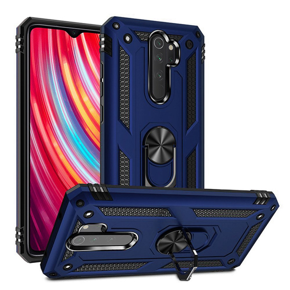Armor Case for Xiaomi Redmi Note 8 Pro, Nox Case Ring, blue