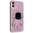 Case for iPhone 12, Astronaut, purple