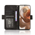 Flip case for Motorola Edge 50 Ultra, Card Slot, black