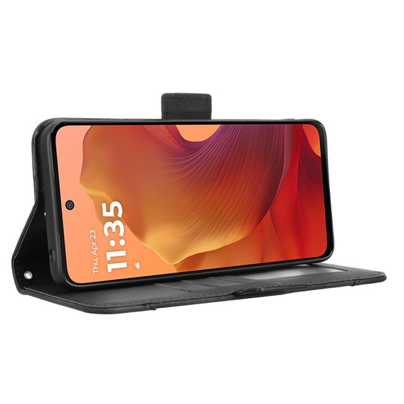 Flip case for Motorola Moto G15 / Motorola Moto G15 Power, Card Slot, black
