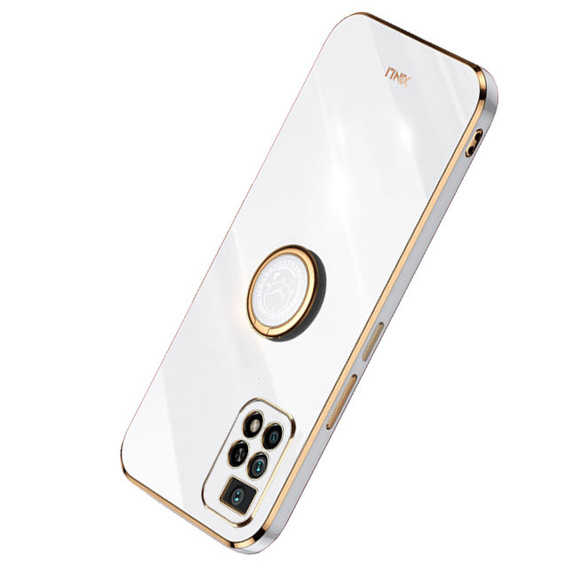 Case for Xiaomi Redmi 10, Electro Ring, white