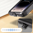 IP68 Waterproof Case for Xiaomi Redmi Note 13 Pro 5G, Redpepper, black