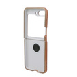 Case for Samsung Galaxy Z Flip 5 5G, Electro Ring, white