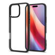Spigen case for iPhone 16 Pro, Ultra Hybrid, black + 9H Tempered Glass