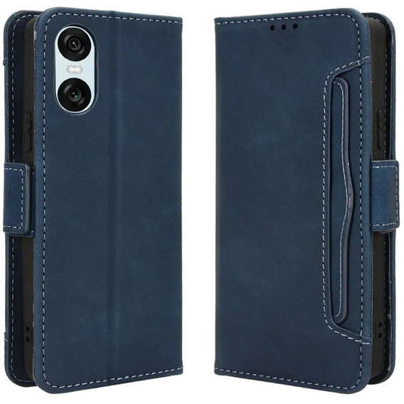 Flip case for Sony Xperia 10 VI, Card Slot, dark blue
