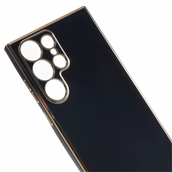 Case for Samsung Galaxy S24 Ultra, Glamour CamShield, black