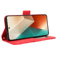 Flip case for Xiaomi Redmi Note 13 5G, Card Slot, red