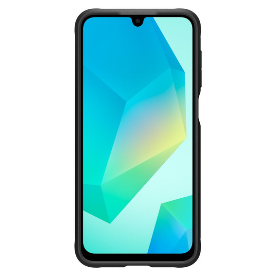 Spigen case for Samsung Galaxy A16 4G/ 5G, Rugged Armor MagSafe, black + Tempered Glass 9H