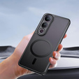 Case for Vivo V50 Lite 4G / 5G, for MagSafe, ERBORD Matt Case, black