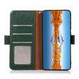KHAZNEH RFID case for Samsung Galaxy S23 Ultra, Litchi Texture, green