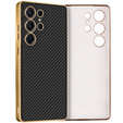 Case for Samsung Galaxy S25 Ultra, GKK Leather, carbon black