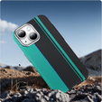 MagSafe's iPhone 14 Case, Carbon Fiber, black / blue