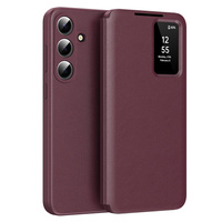 Smart View Wallet flip case for Samsung Galaxy S26, burgundy