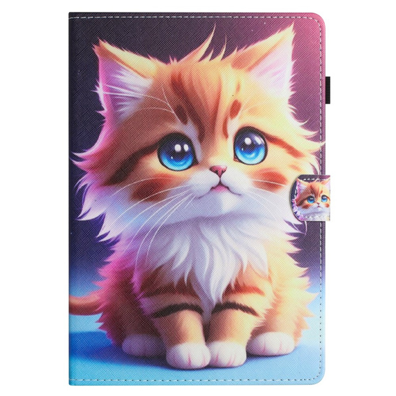 Case for iPad 10.9" 2022 (10 gen.), with flap, cat