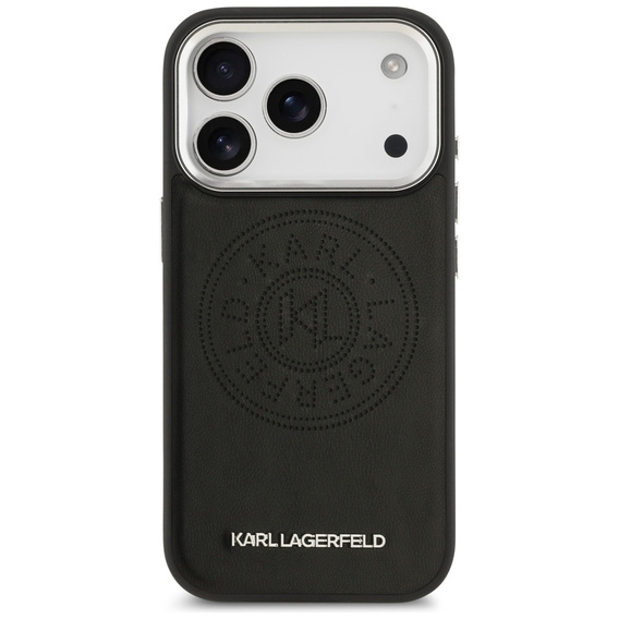 Karl Lagerfeld Point & Metal Logo MagSafe Case for iPhone 17 Pro Max