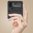 Case for Samsung Galaxy Z Flip 4 5G, CamShield Slide, black