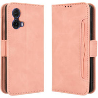 Flip case for Motorola Moto G85, Card Slot, pink