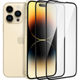 2x Ceramic ERBORD Hybrid Glass for iPhone 16E / 14 / 13 / 13 Pro