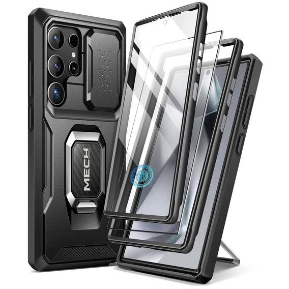 Case for Samsung Galaxy S24 Ultra, Tongate MECH, black