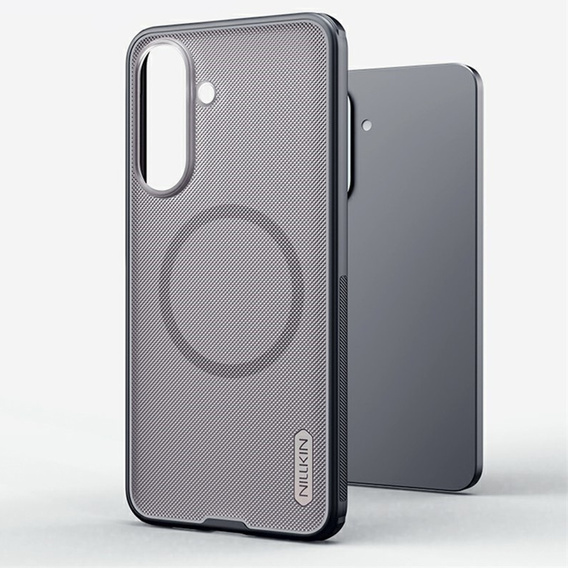 NILLKIN Frosted Shield Pro MagSafe case for Samsung Galaxy A57 5G, transparent/black