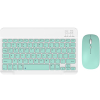 Wireless keyboard and Bluetooth mouse set for Android/Windows, green
