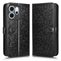 Flap case for Oppo Reno 14F, Wallet Rhombus, black