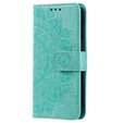 Flip case for Samsung Galaxy A55 5G, Mandala Flower, green