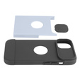 ERBORD MagSafe Cam Slider Case, Blue + Screen Protector for iPhone 13 / iPhone 14