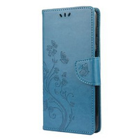 Flip case for Samsung Galaxy A12 / M12 / A12 2021, Butterfly, blue