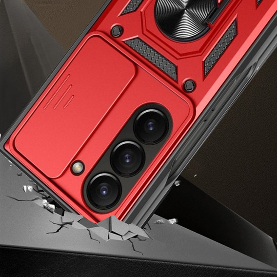 Case for Samsung Galaxy Z Fold5 5G, CamShield Slide, red