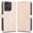Flip case for Motorola Moto G56 5G, Wallet Rhombus, gold