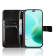 Flip case for Honor 400 Lite, Crazy Horse Wallet, black