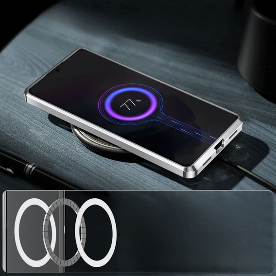 Camera Protection Case for Samsung Galaxy S20 FE, CamShield MagSafe, transparent / silver