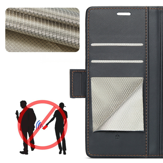 CASEME Litchi Wallet flip case for Samsung Galaxy Z Fold7 5G