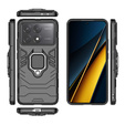 Case for Xiaomi Poco X6 Pro 5G, Kickstand Ring, black