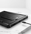 Armored case for Galaxy Tab A9+ Plus, Dexnor Full Body, black