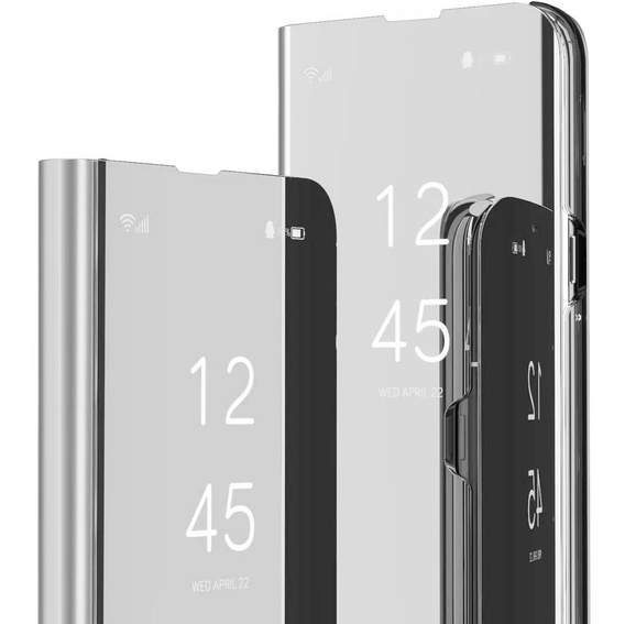 Case for Xiaomi Poco M4 Pro 4G, Clear View, silver