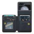 CASEME flip case for Samsung Galaxy Z Flip5 5G, Litchi Wallet, black