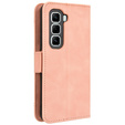 Flip case for Infinix Hot 50 Pro+ 4G, Card Slot, pink