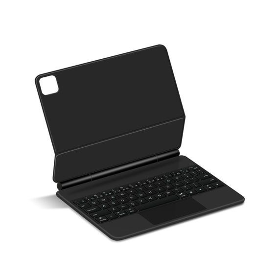 Keyboard Case for iPad Air 11" 2024, Magnetic Keyboard Touchpad, black