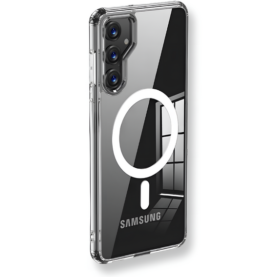 Case for Samsung Galaxy A35 5G, Fusion Hybrid, for MagSafe, transparent