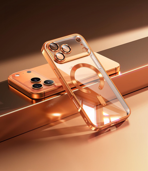 Magnetic case with lens protection for iPhone 17 Pro Max