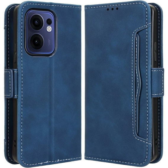Flip case for Oppo Reno 13F / Oppo Reno 13FS, Card Slot, dark blue