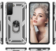 Armor Case for Samsung Galaxy S21, Nox Case Ring, silver