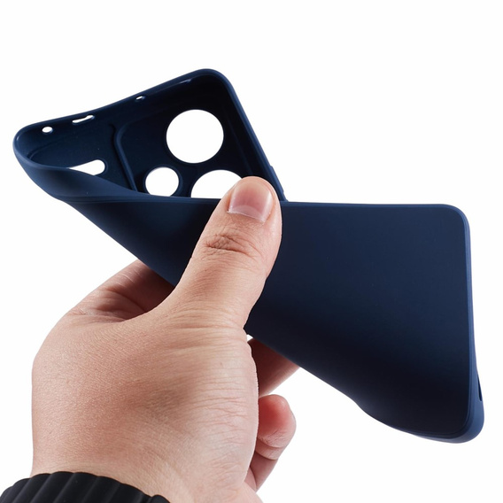 Case for Xiaomi Redmi Note 13 Pro+, Silicone Lite, dark blue
