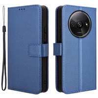 Flip case for Xiaomi Redmi A3, Wallet Smart Magnet, blue