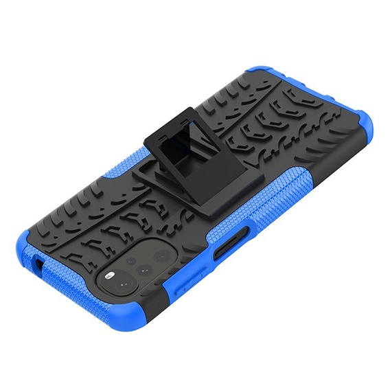 Case for Motorola Moto G22, Tire Armor, blue